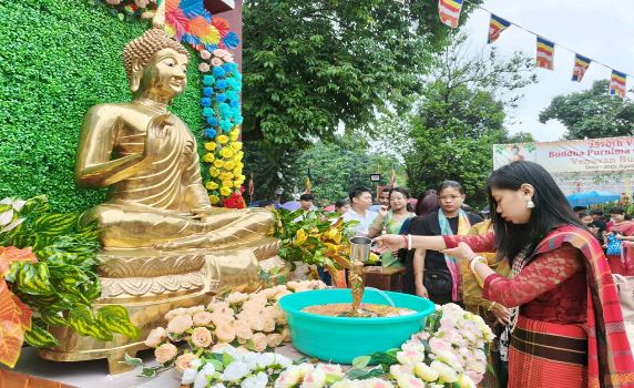 Buddha Purnima observed in Agartala.